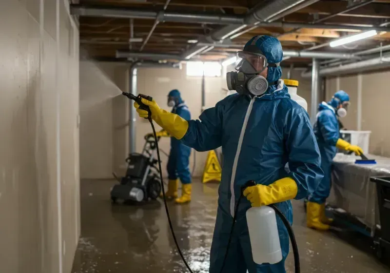 Basement Sanitization and Antimicrobial Treatment process in Lagunitas-Forest Knolls, CA