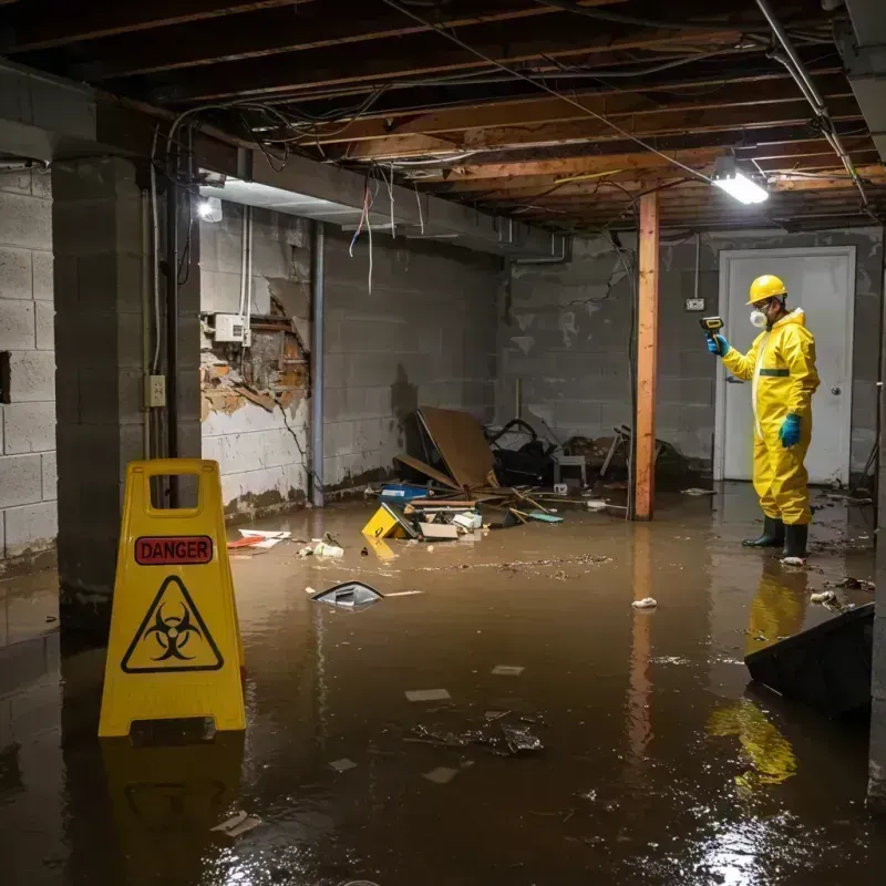 Flooded Basement Electrical Hazard in Lagunitas-Forest Knolls, CA Property